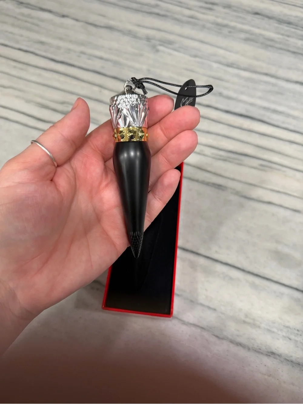 Christian Louboutin Velvet Matte Lipstick - Bold Red & Eye duo shadow pallet